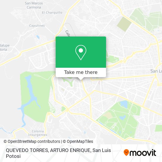 QUEVEDO TORRES, ARTURO ENRIQUE map