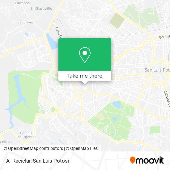 Mapa de A- Reciclar
