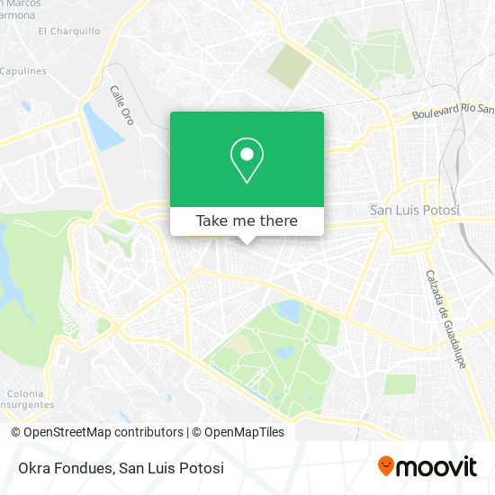 Okra Fondues map