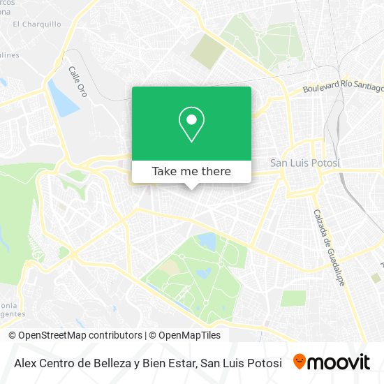 Alex Centro de Belleza y Bien Estar map