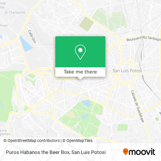 Puros Habanos the Beer Box map