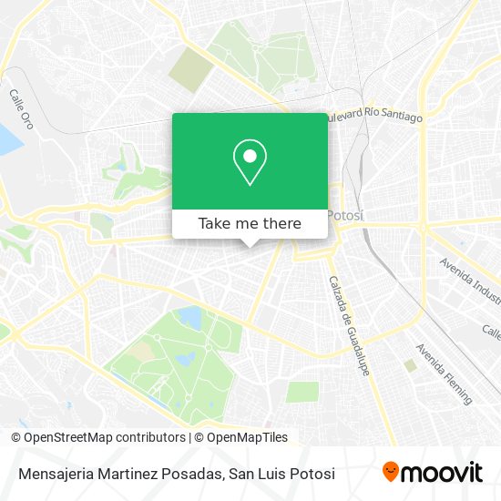 Mensajeria Martinez Posadas map