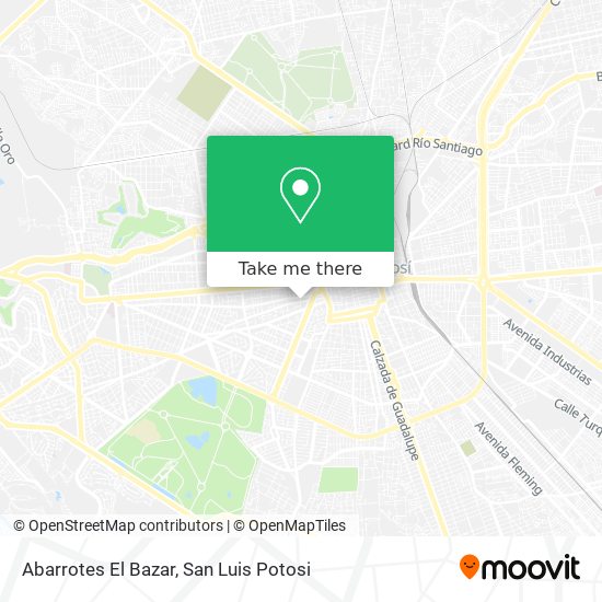 Abarrotes El Bazar map