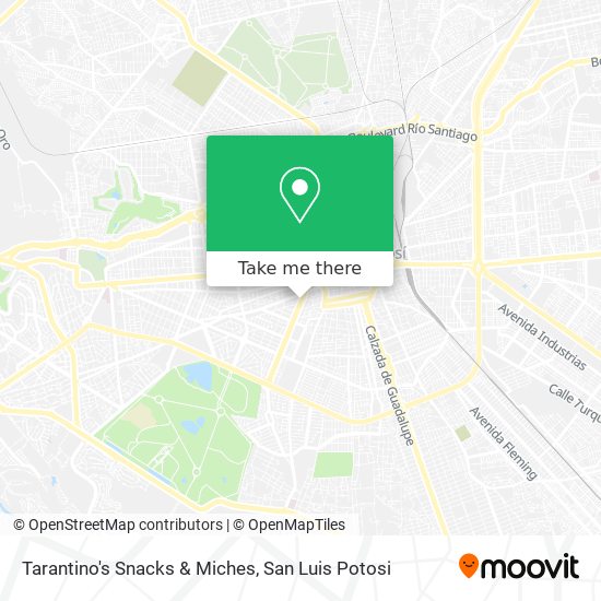 Tarantino's Snacks & Miches map