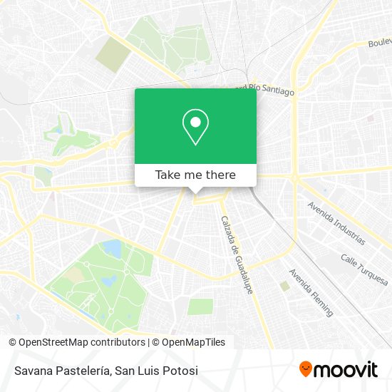 Savana Pastelería map