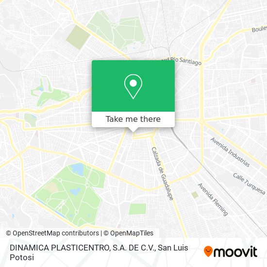 Mapa de DINAMICA PLASTICENTRO, S.A. DE C.V.