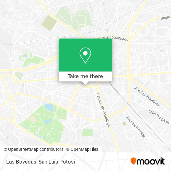 Las Bovedas map