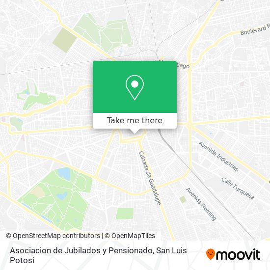 Mapa de Asociacion de Jubilados y Pensionado