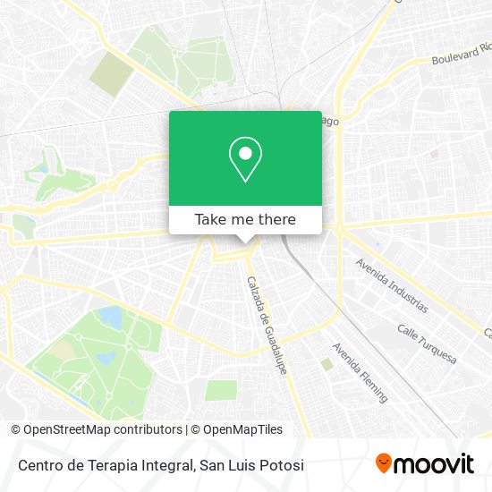 Mapa de Centro de Terapia Integral
