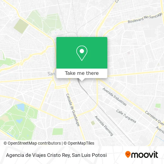 Mapa de Agencia de Viajes Cristo Rey