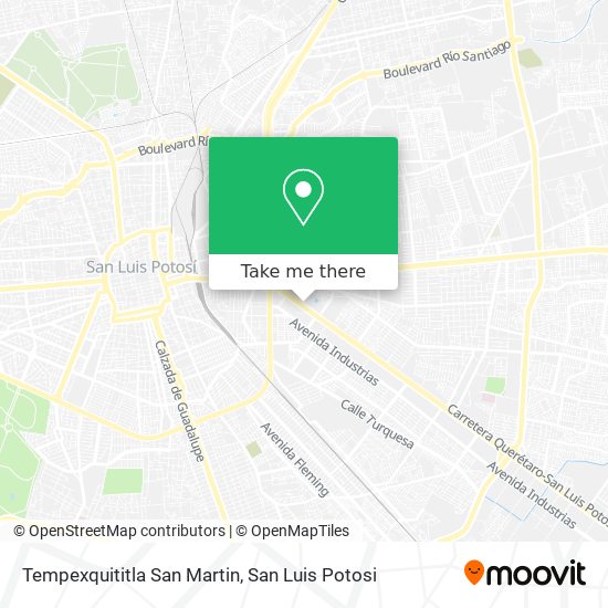 Tempexquititla San Martin map