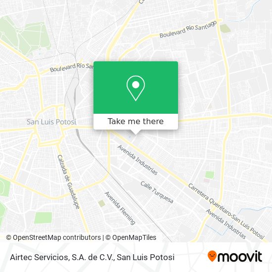Mapa de Airtec Servicios, S.A. de C.V.