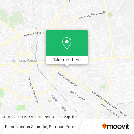 Refaccionaria Zamudio map