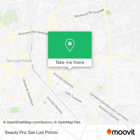 Beauty Pro map