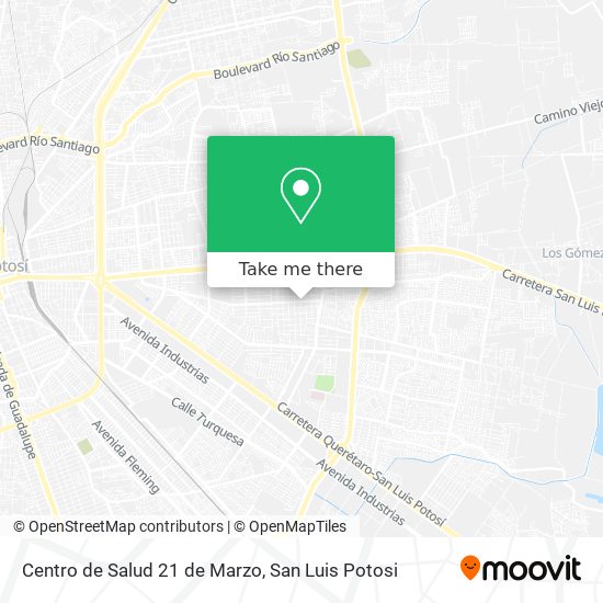 Centro de Salud 21 de Marzo map