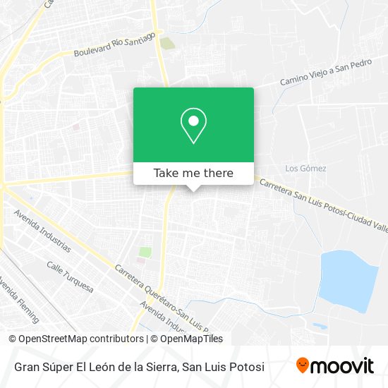 Mapa de Gran Súper El León de la Sierra
