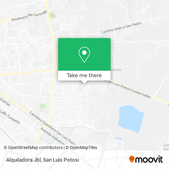 Alquiladora Jbl map