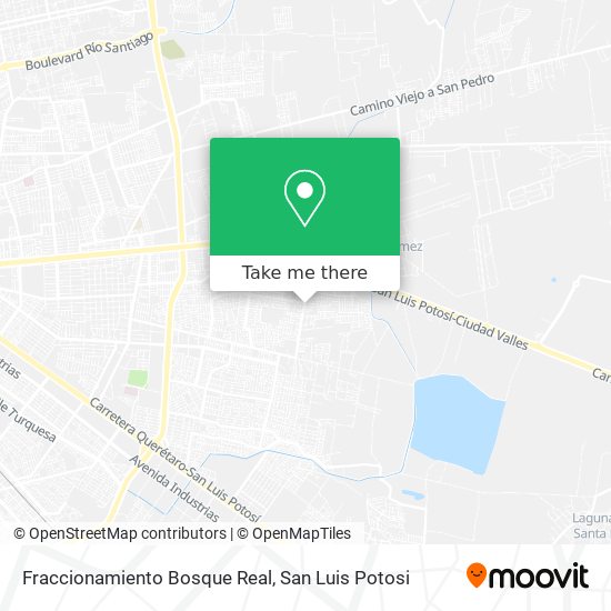 Fraccionamiento Bosque Real map