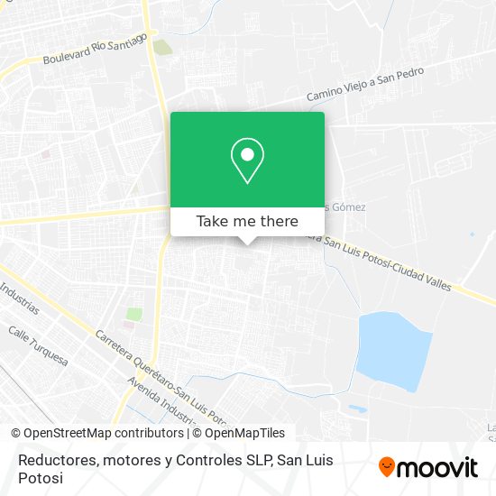 Mapa de Reductores, motores y Controles SLP