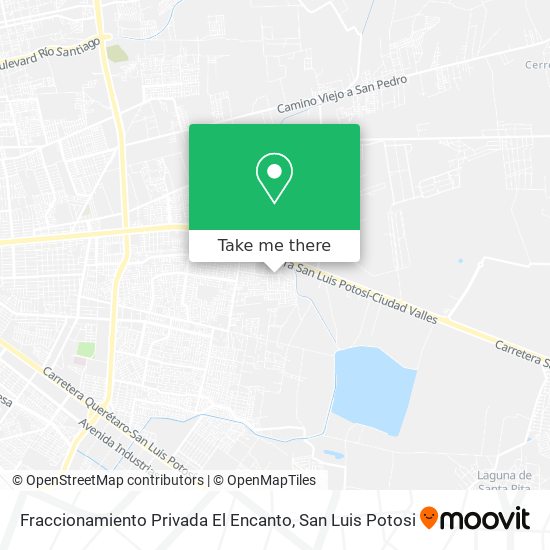 Mapa de Fraccionamiento Privada El Encanto