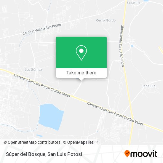 Súper del Bosque map