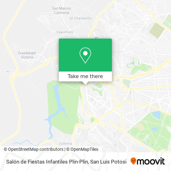Salón de Fiestas Infantiles Plin-Plin map