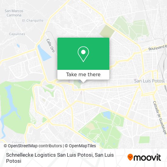 Schnellecke Logistics San Luis Potosi map