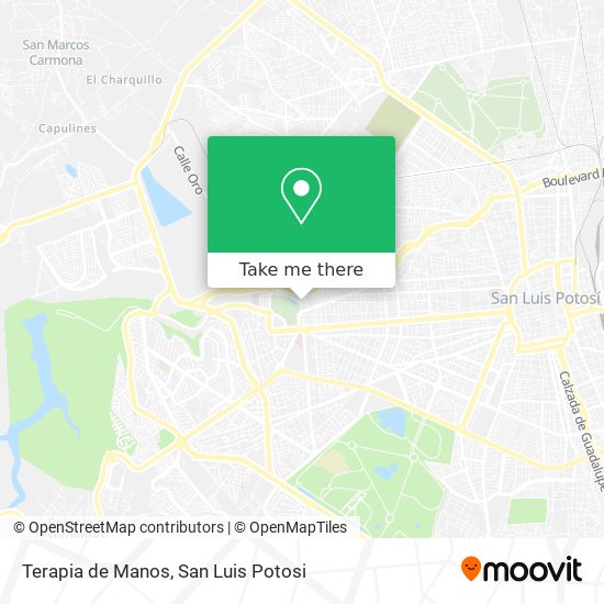 Terapia de Manos map