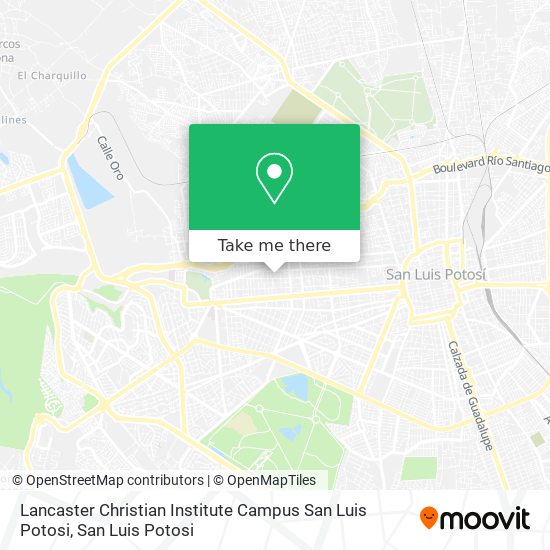 Lancaster Christian Institute Campus San Luis Potosi map