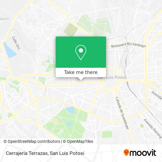 Cerrajeria Terrazas map