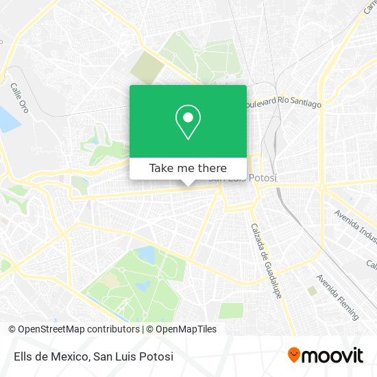 Ells de Mexico map
