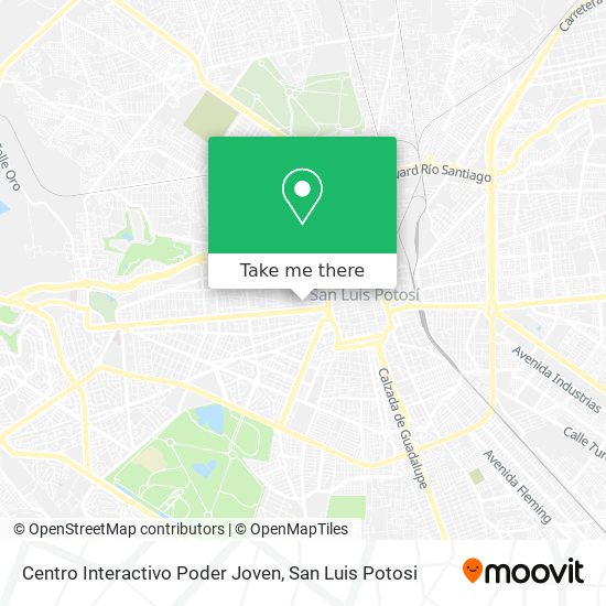 Centro Interactivo Poder Joven map