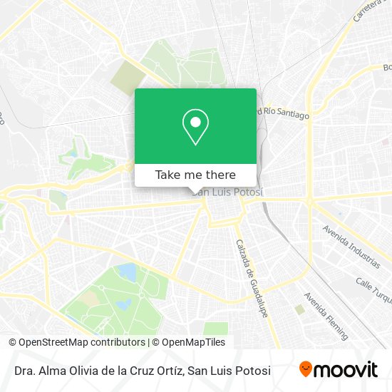 Dra. Alma Olivia de la Cruz Ortíz map