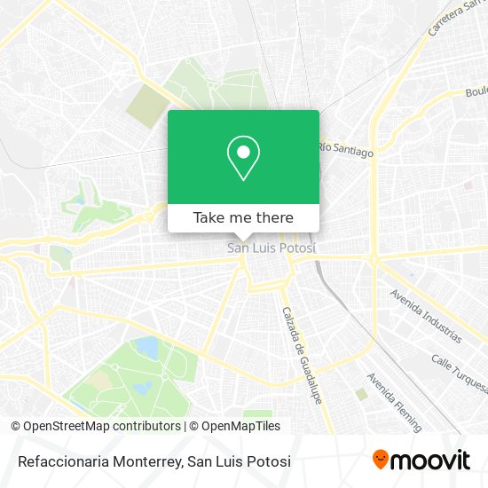 Refaccionaria Monterrey map