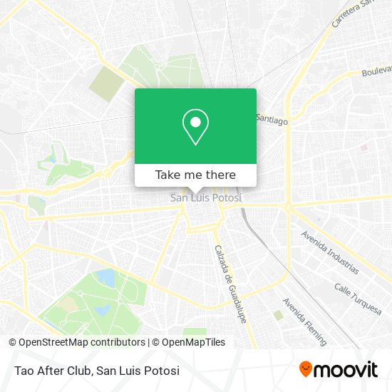 Mapa de Tao After Club