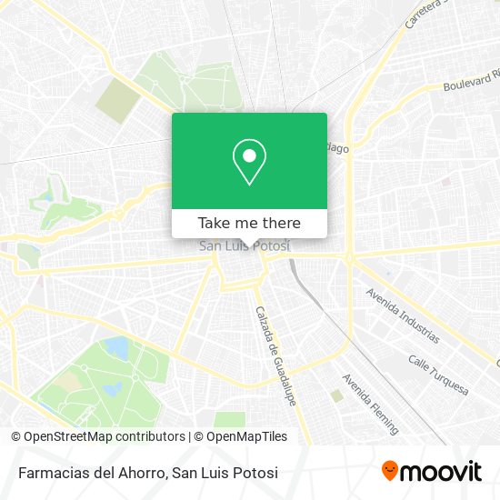 Farmacias del Ahorro map