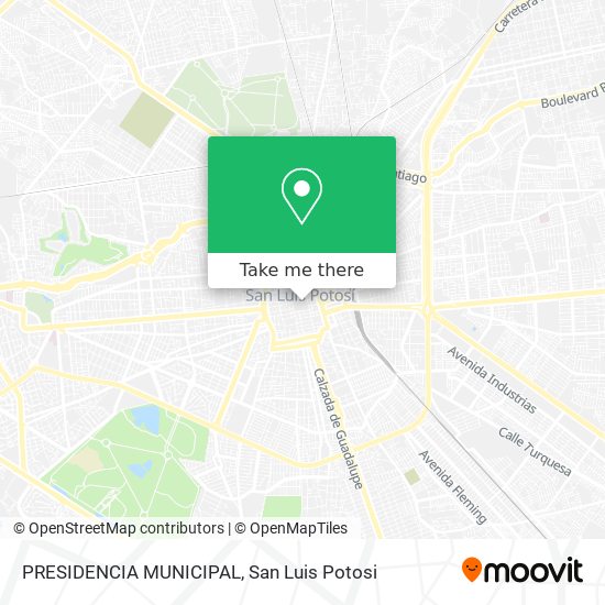 Mapa de PRESIDENCIA MUNICIPAL