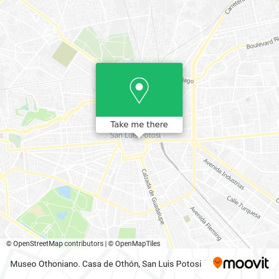 Museo Othoniano. Casa de Othón map