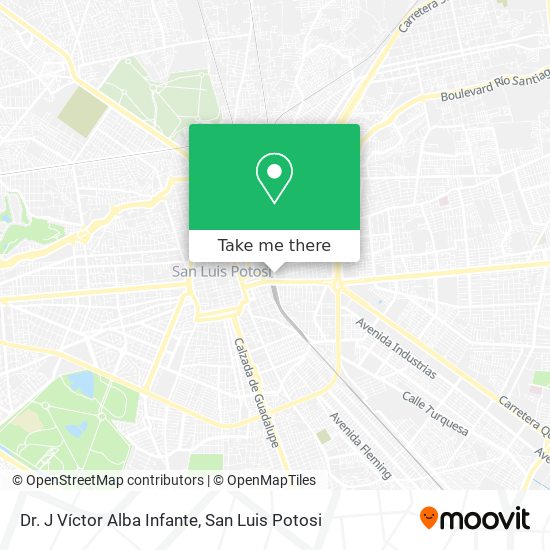 Mapa de Dr. J Víctor Alba Infante
