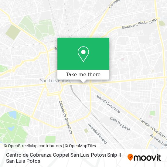 Centro de Cobranza Coppel San Luis Potosi Snlp II map