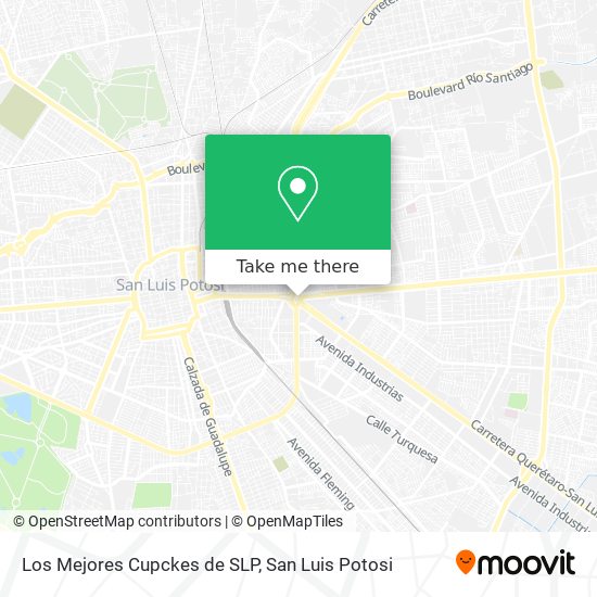 Los Mejores Cupckes de SLP map