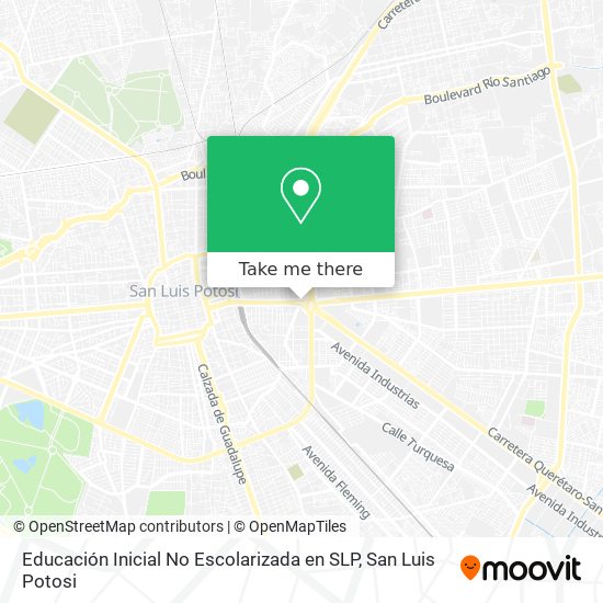 Educación Inicial No Escolarizada en SLP map