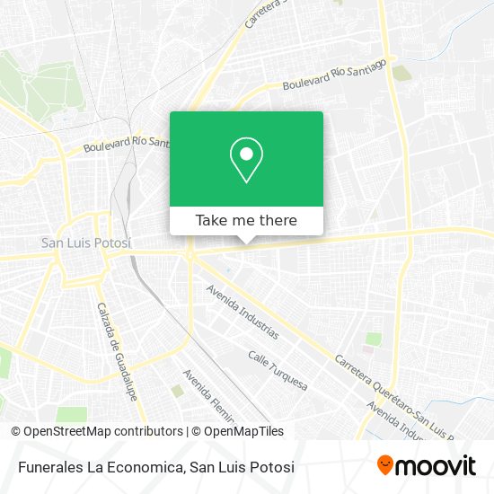 Funerales La Economica map