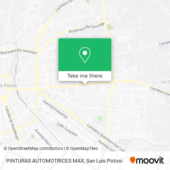 PINTURAS AUTOMOTRICES MAX map