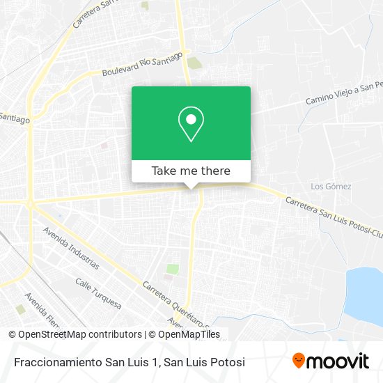Fraccionamiento San Luis 1 map