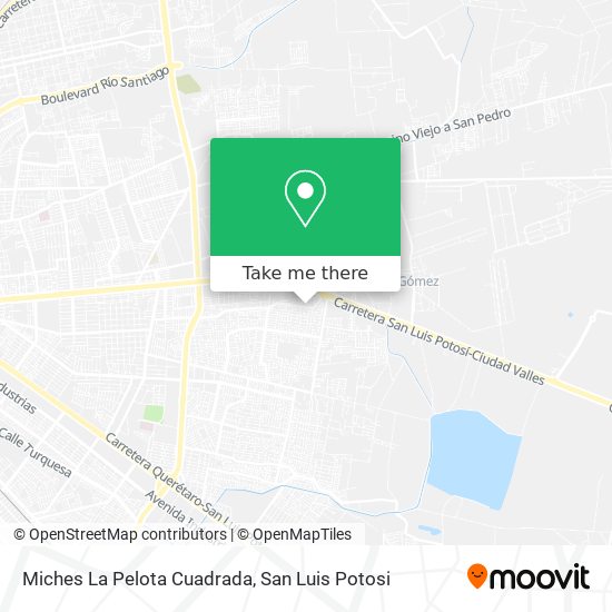 Mapa de Miches La Pelota Cuadrada