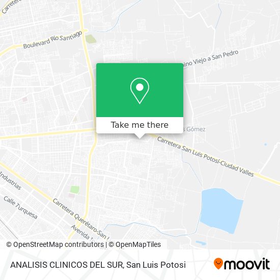 ANALISIS CLINICOS DEL SUR map