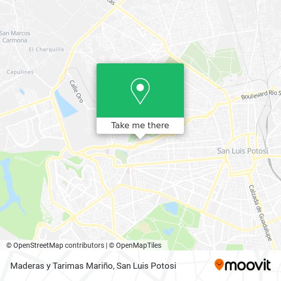 Maderas y Tarimas Mariño map