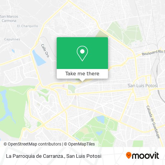 La Parroquia de Carranza. map