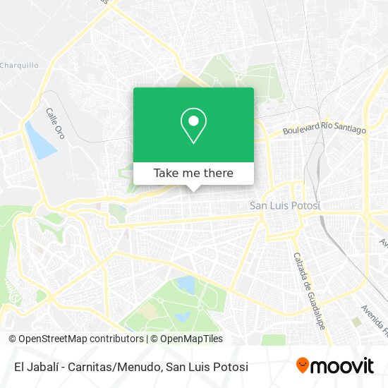 El Jabalí - Carnitas/Menudo map